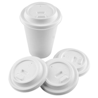 Biodegradable Sugarcane Pulp Molding Cute Disposable Takeaway Paper Cup Lid For Coffee Shop