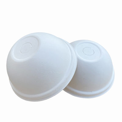 Microwavable Compostable Bagasse Cup Lids Plastic Free